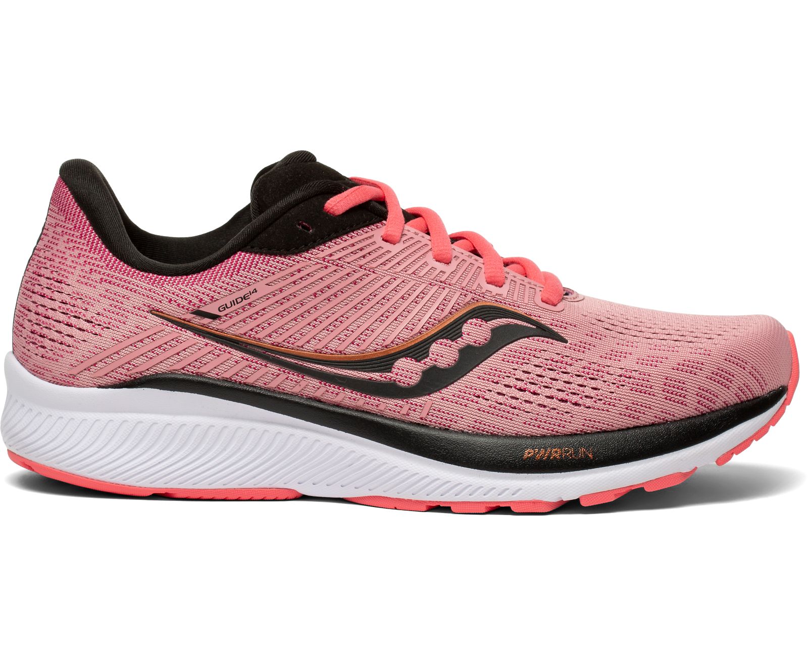 Saucony Guide 14 Women\'s Running Shoes Rose / Black | AU 148KORI